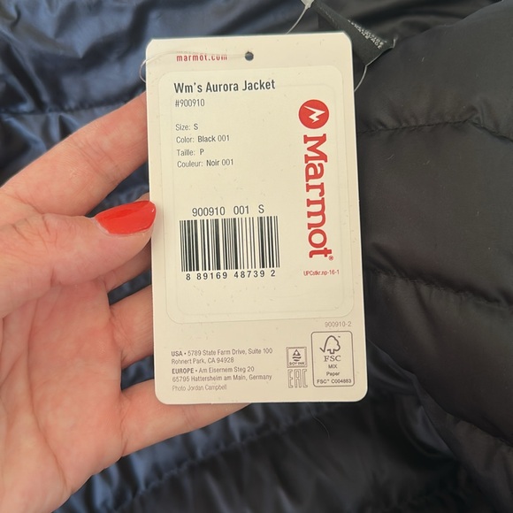 Marmot Charcoal Quilted Jacket (Puffer) - NWT - Small - Picture 14 of 17